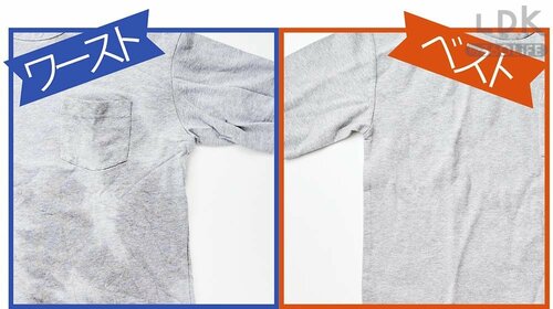 厚手のTシャツもしっかり乾いた イメージ