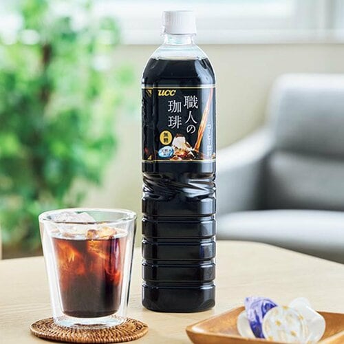 ブラックペットボトル・缶コーヒーおすすめ UCC上島珈琲 職人の珈琲 無糖 イメージ1