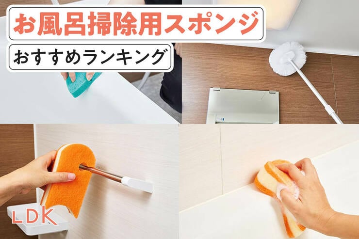 お風呂掃除用スポンジのおすすめランキング。吊るせるタイプなど人気商品を比較