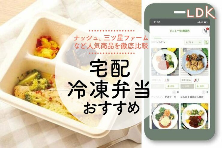 宅配冷凍弁当のおすすめ5選。LDKが人気のサービスを味やコスパで比較