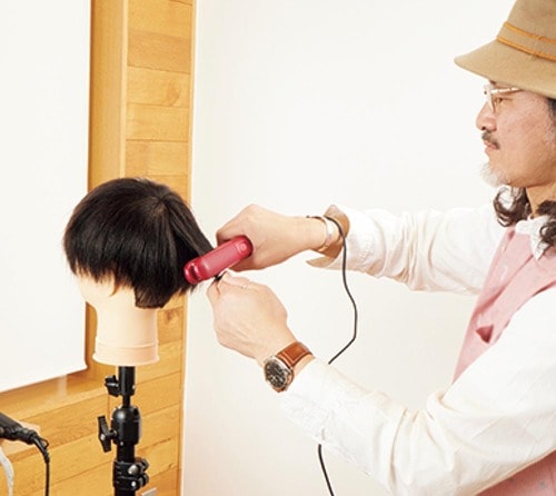 ストレートの仕上がり メンズヘアアイロンおすすめ イメージ