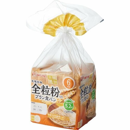 パン好きさんも満足！ 神戸屋「全粒粉入りブラン食パン」 イメージ