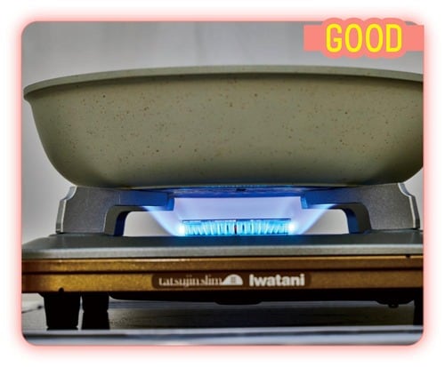 中火以下がGOOD フライパンおすすめ イメージ