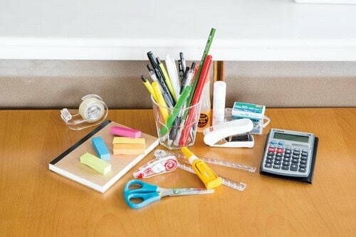 家族の文房具全部が入る収納力配置を工夫してさらに使いやすく イメージ