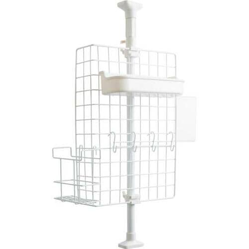 ラップ入れ付きがうれしい！突っ張りキッチンネットラック イメージ