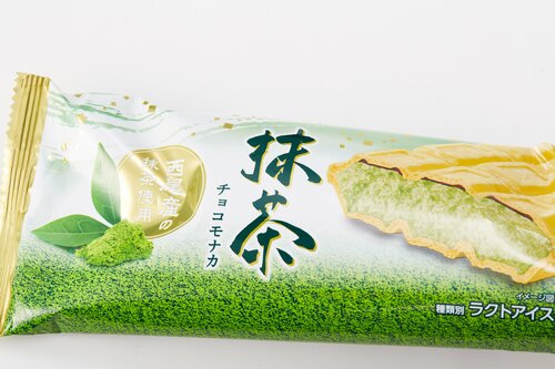 森永乳業:抹茶チョコもなか:アイス