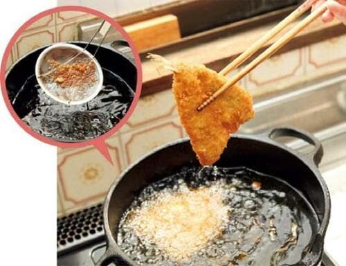 冷凍食品をうまく揚げるコツは油多め&高温キープが絶対条件! 冷凍魚フライおすすめ イメージ3