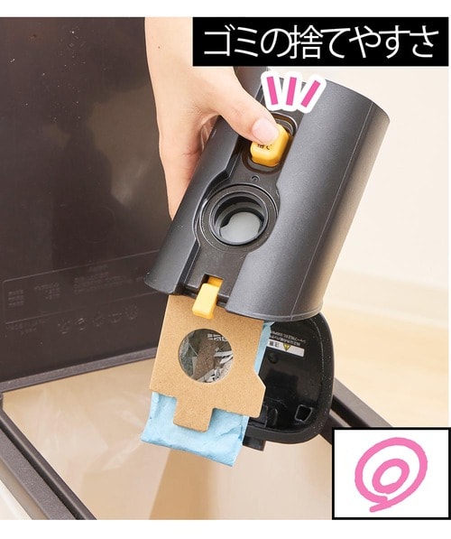 ゴミの捨てやすさ コードレス掃除機おすすめ イメージ