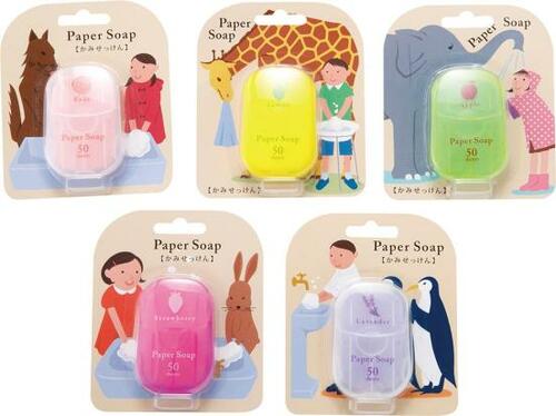 かさばらずに持ち運べる！ 東急ハンズ「ペーパーソープ」 イメージ