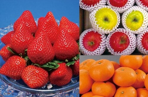 良いスーパー②果物で季節感を演出 イメージ