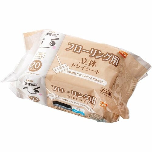 フローリング用掃除シートおすすめ DCM フローリング用 立体ドライシート イメージ1