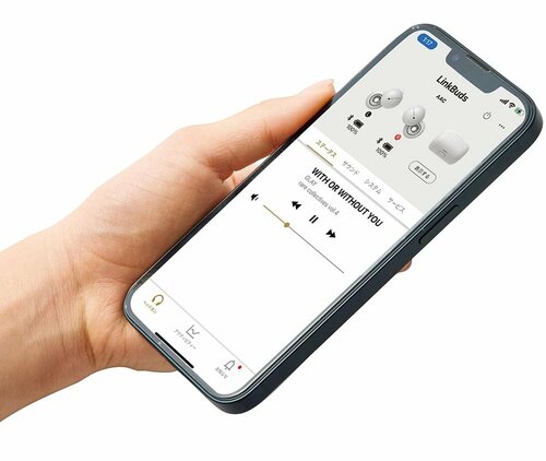 会話を始めたら、自動で音楽を止められる機能も イメージ