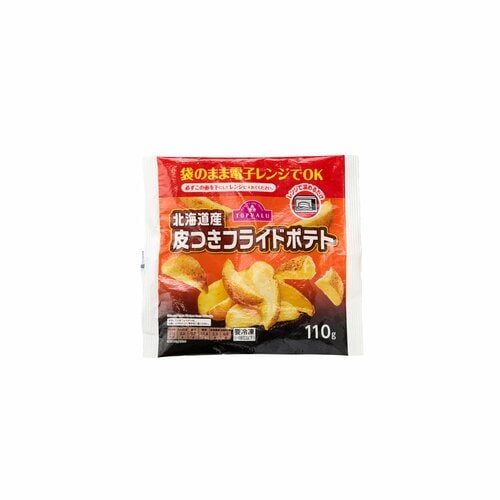 冷凍ポテトおすすめ トップバリュ 北海道産 皮つきフライドポテト イメージ