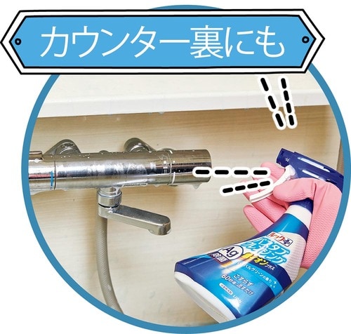 一度握るだけで広範囲をカバー イメージ
