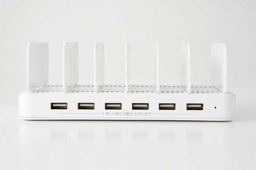 充電ステーションおすすめ サンワサプライ 充電ステーション 700-AC020W イメージ2