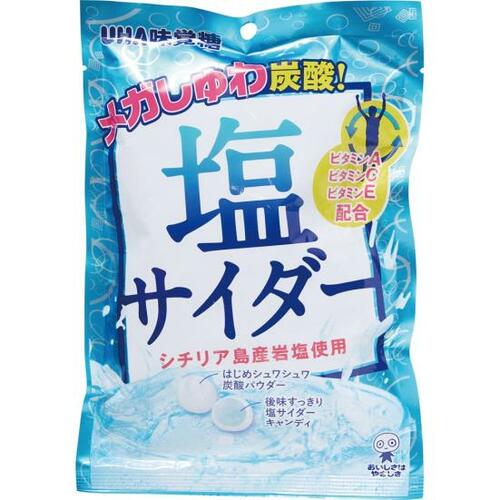 40位: 味よりも刺激を求めるならアリUHA味覚糖「塩サイダー」 塩飴おすすめ イメージ