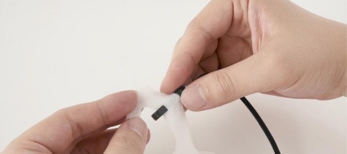 耳掛けが太めでもスムーズに付け外しができる イメージ