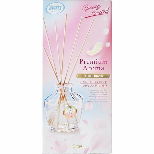 春をイメージした季節限定の香り|玄関・リビング用 消臭力 Premium Aroma stick 春限定イニシャルブルーム 玄関用芳香剤おすすめ イメージ
