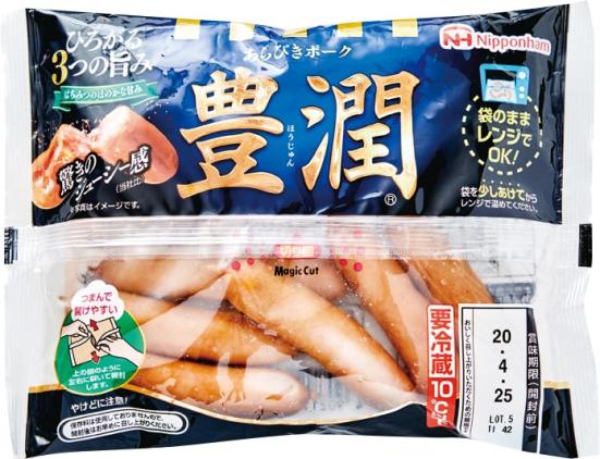 日本ハム:豊潤 あらびきウインナー:加工食品