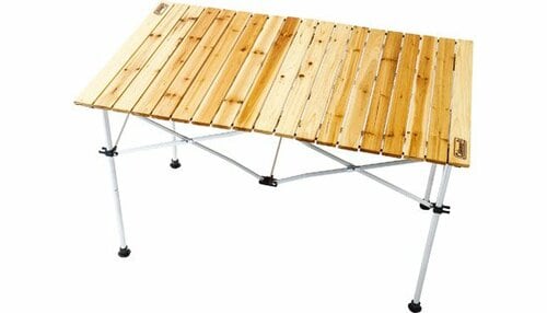 コールマン:ナチュラルウッドロールテーブル 120:テーブル