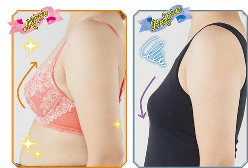 バストを持ち上げてふんわり トリンプ「天使のブラ 魔法のハリ感」 イメージ2