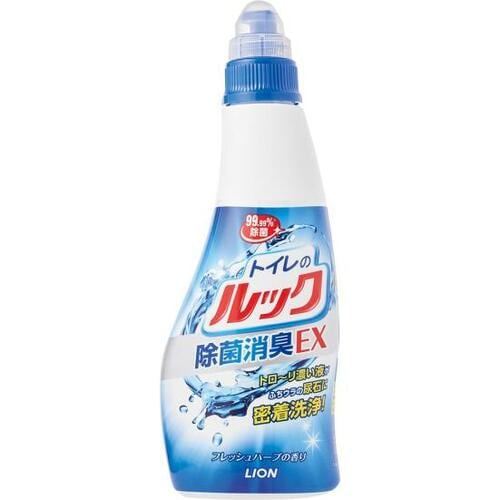 【おすすめ】フチ裏にも届くライオン「トイレのルック 除菌消臭EX」 トイレ用洗剤おすすめ イメージ