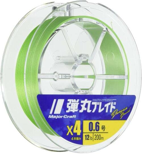 メジャークラフト:弾丸ブレイド 4本編み:釣具