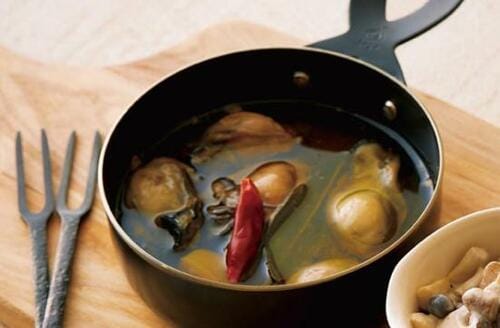 STEP2：［カキのオイル煮］をつくる イメージ