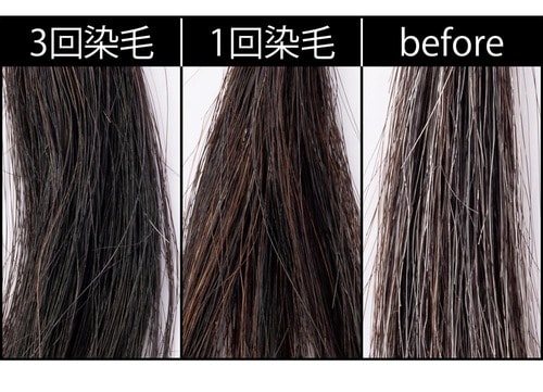 仕上がり 白髪染めトリートメントおすすめ イメージ