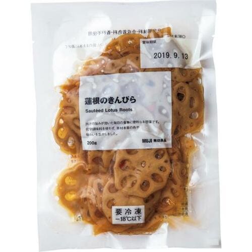 無印良品:蓮根のきんぴら:冷凍食品