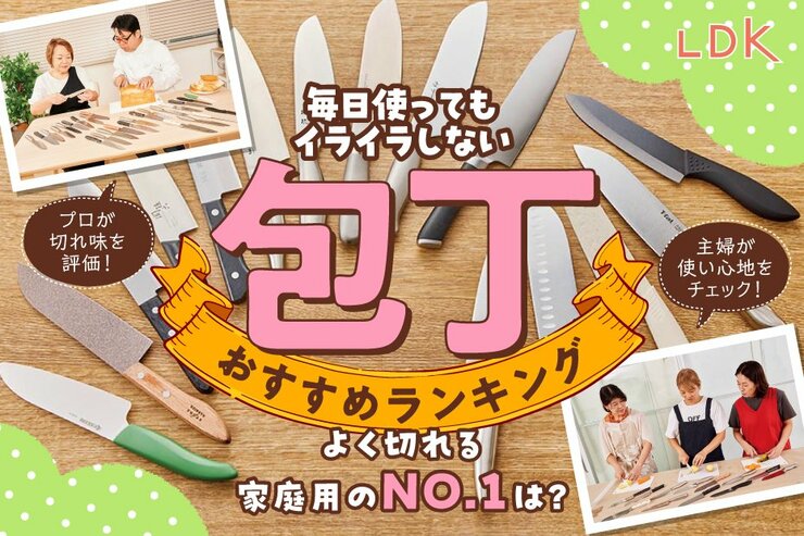 包丁のおすすめランキング15選。料理家とLDKが家庭の三徳包丁などを比較