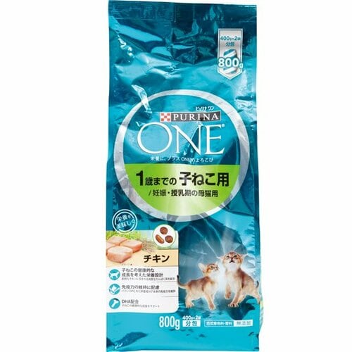 ネスレ:ピュリナ ワン 1歳までの子ねこ用/ 妊娠・授乳期の母猫用チキン