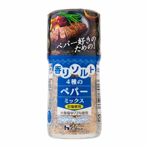 フレーバーソルトおすすめ ハウス食品 香りソルト ４種のペパーミックス イメージ