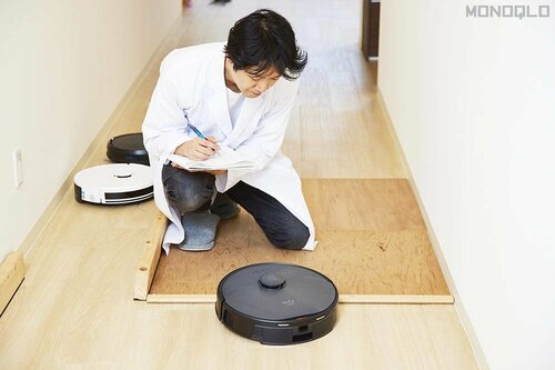 【立ち回り性能】どの製品も1.5cmまでの段差は乗り越えられた 安いロボット掃除機おすすめ イメージ