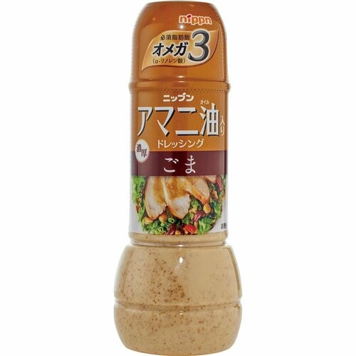 日清オイリオ「日清アマニ油ドレッシング 焙煎香味ごま」 イメージ