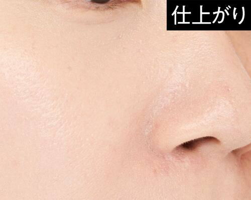 仕上がり：みずみずしいツヤが宿るも指跡がムラに 崩れにくいファンデーションおすすめ イメージ