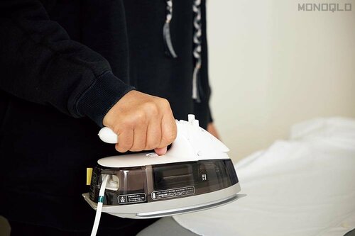 【使用感】ボタンがやや押しにくい スチームアイロンおすすめ イメージ