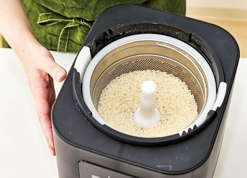 【使いやすさ】フタやパーツのセットも簡単 精米器おすすめ イメージ