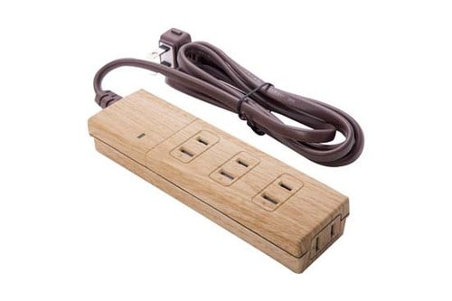 ファーゴ:ナチュラルウッドタップ:コンセント:電気プラグ:電気タップ