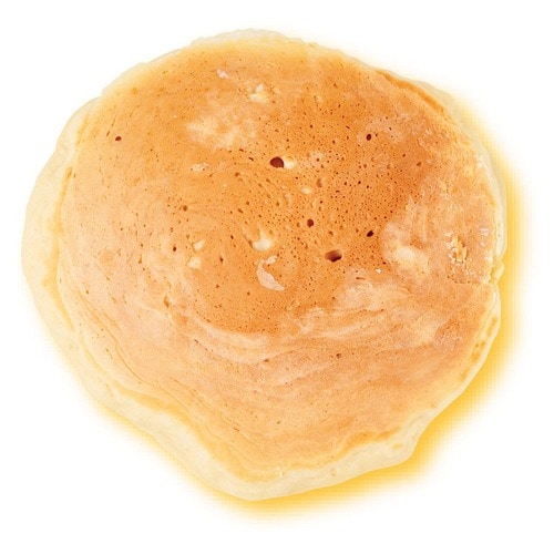 カローテ「フライパン 24cm IH対応」で焼いたホットケーキの焼き色