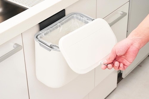 キッチン壁掛けゴミ箱おすすめ DoYoDo 壁掛けゴミ箱 ふた付き イメージ3