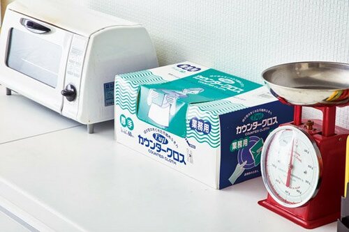 C評価: 吸水性はまずまずなのにボックスのデザインが残念な尚美堂 使い捨て台拭きおすすめ イメージ2
