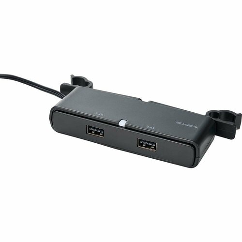 車内用充電グッズおすすめ 星光産業 ヘッドレストUSBポート イメージ1