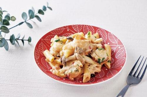 大ぶりホタテがたっぷり!「めんたいクリームペンネ」 イメージ