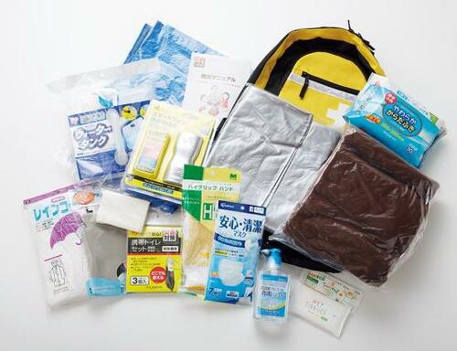 感染症予防品付！アイリスオーヤマ「避難リュック16点セット」 イメージ2