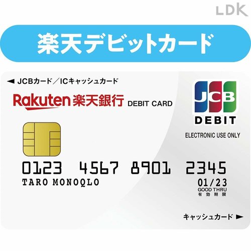 無常家での1%還元は楽天デビットだけ イメージ