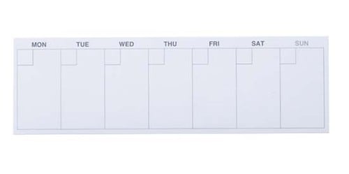 無印良品:MUJI:フリースケジュール付箋紙 1週間・35枚