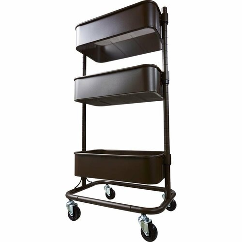 YAMAZEN「バスケットスリムトローリー」おすすめ 山善 バスケットスリムトローリー LSBT-3 イメージ1