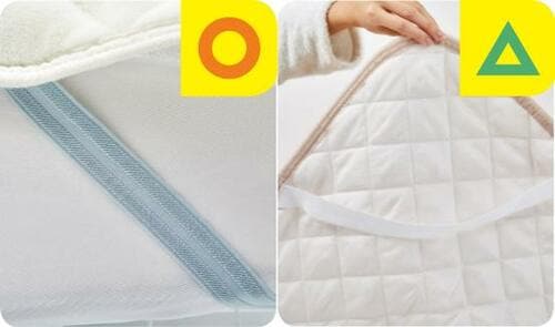選び方4:ゴムの強度もチェック 冬用敷きパッドおすすめ イメージ