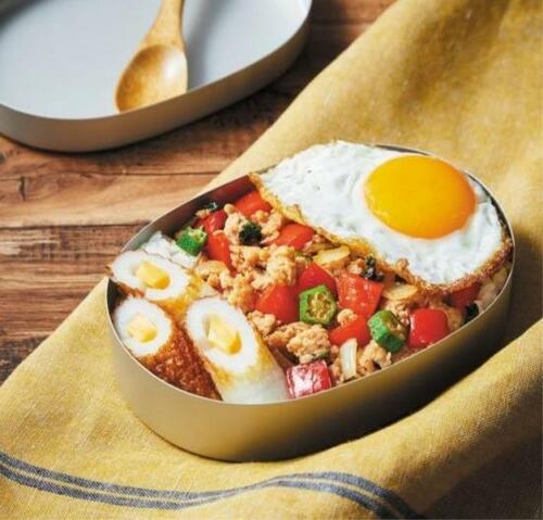 青じその香りが和を演出する「和風ガパオ弁当」